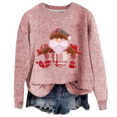 Women's Festive Long Sleeve Sweater Cozy Knit 0